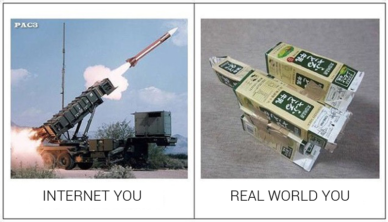 Illustration for article titled Japan's "Internet You Vs. the Real You" Meme